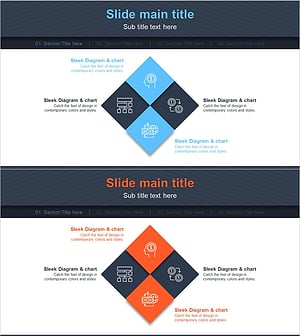 Business Area Square Diagram – Clear Visualization of Business Sectors