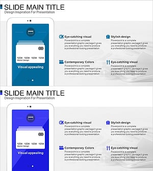 카드 결제 어플리케이션 개요 - 시각적 매력을 강조한 스타일리시 디자인