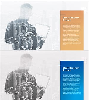 도트패턴 와이드 파워포인트 템플릿 실루엣 – 고객 성공 사례 분석