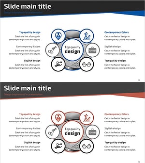 경영 비즈니스 영역 다이어그램 – 효과적인 사업 소개