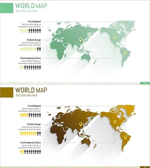 글로벌 사용자 분석 지도 그래프