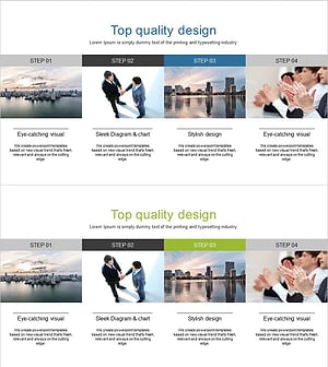 비즈니스 단계별 일정계획 슬라이드 – 체계적 전략 공유