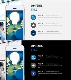 수자원 활용 와이드 프레젠테이션 템플릿 – 사업 추진 전략