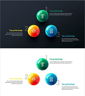 인포그래픽 디자인 와이드 템플릿 – 효과적인 다이어그램 구성