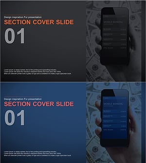 재정관리 템플릿 간지 슬라이드 - 금융 관리 시작하기