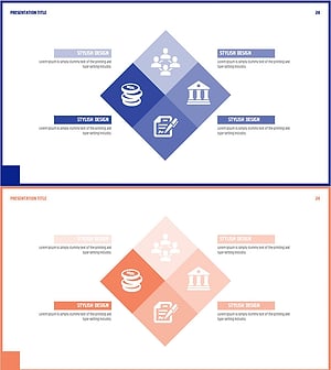 금융 서비스 비즈니스 영역 다이어그램