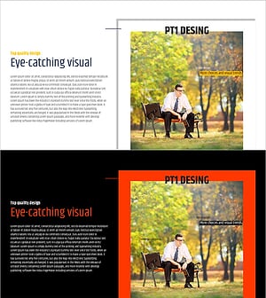 Typographic Wide Template Image&Text3 – Worry and Overcoming