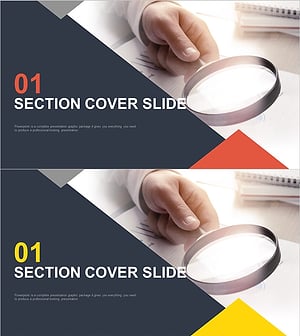 비즈니스 보상 템플릿 간지 01 - 전문적인 섹션 커버 슬라이드