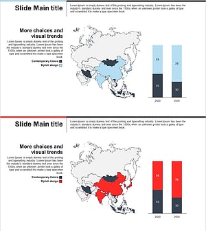 국가별 분석 비교 차트 – 시장 및 경쟁사 분석