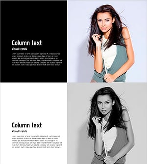 패션 모델과 텍스트 – 트렌드와 스타일