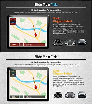 자동차 오픈로드 탐험을 위한 지도 템플릿
