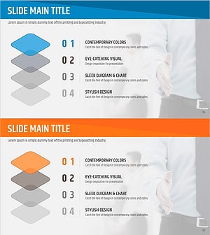 종이접기 템플릿 흐름 순서 다이어그램 – 사업 추진 전략