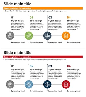 비즈니스 업무프로세스 슬라이드 – 전략적 운영 계획