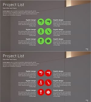 Tool Product/Service Overview Template – Stylish Cluster Design