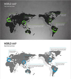 페인트 스플래쉬 템플릿을 활용한 글로벌 네트워크 시각화