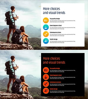 타이포 그라피 와이드 템플릿 아이콘&텍스트 – 제품과 서비스 소개