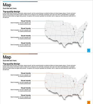 미국 지역 목표시장 전략 PPT 슬라이드