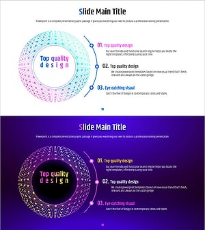 기하학 패턴으로 시각화한 업무 프로세스 다이어그램