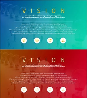 Vision-Themed Presentation Template - Supporting Effective Communication