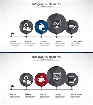 단계별 업무계획 다이어그램 – 전략적 추진 구성