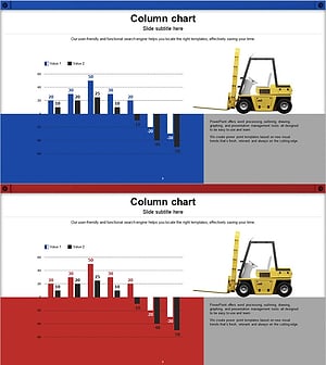 물류 성과 비교 차트 – 시장 및 경쟁사 분석