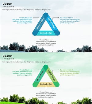 사업전략 트라이앵글 다이어그램 – 클러스터 구조