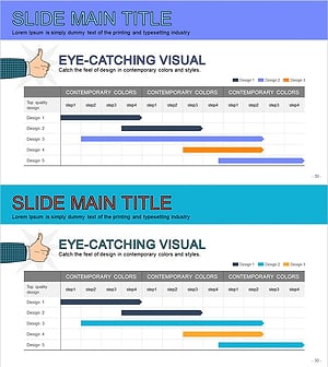카툰 테마 로드맵 테이블표 – 사업 추진 전략 수립