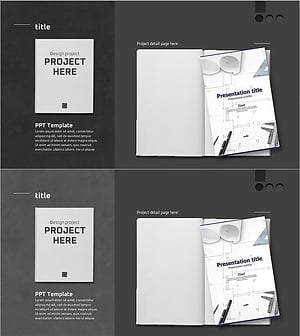 Project Book Mockup - Optimized Design for Practical Use