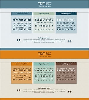 메모지 모양 다이어그램 - 사업 비전과 마케팅 전략에 적합