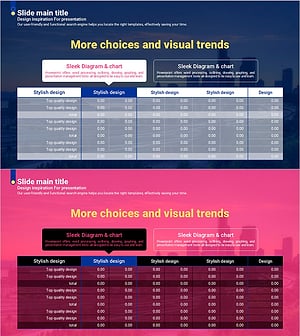 곡선 테마 보라색 템플릿 다이어그램 – 재무 계획의 핵심