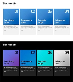 세련된 디자인의 감각적인 슬라이드 템플릿 – 데이터 전달의 새로운 기준