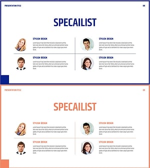 Introduction of Company Representative Slide Design – Professionalism and Trust