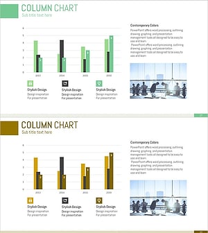 경쟁사 비교 분석 막대 그래프 – 시장 분석을 위한 데이터 시각화