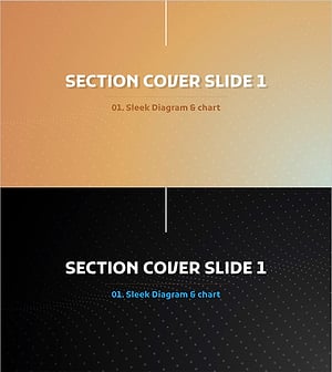 도트패턴 와이드 파워포인트 템플릿 간지 – 단락 구분을 위한 최적화