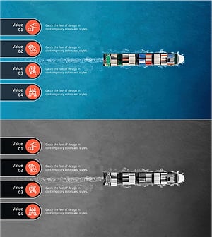 글로벌 수출 사업 전략 슬라이드 – 사업 전략을 효과적으로 전달