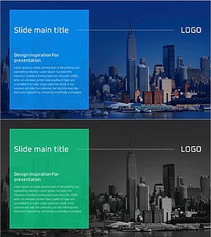 Smart City Business Background Slide - Emphasizing Vision and Necessity