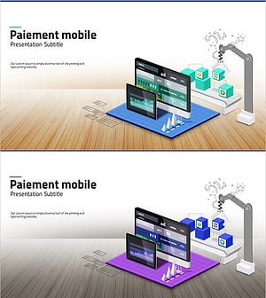 Mobile Payment Wide Template Cover