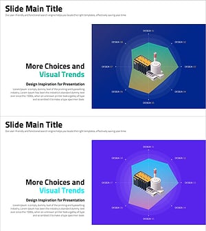 비주얼 트렌드를 통한 더 많은 선택 옵션 제공 – 효과적인 발표 디자인