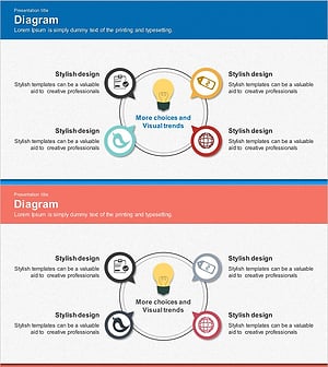 일러스트 테마 해결방안 다이어그램 – 창의적 접근