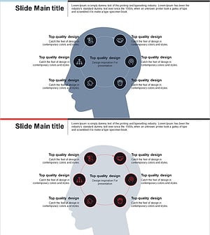 사람 머리 구조 다이어그램 – 단순하고 직관적인 시각화