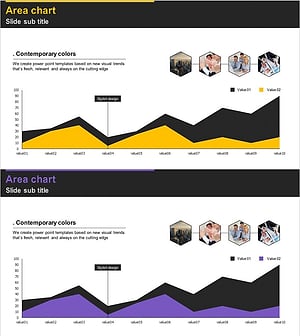 Market Analysis Area Graph – Modern Design