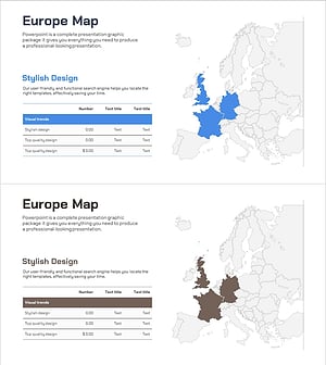 유럽 타겟 시장 분석표 – 마케팅 전략의 기초
