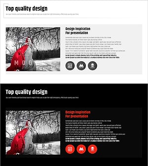 모던 와이드 프레젠테이션 템플릿 – 사업 비전과 전략