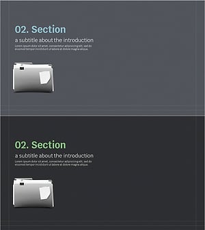 Stylish and Simple File Folder Template – Efficient Section Presentation