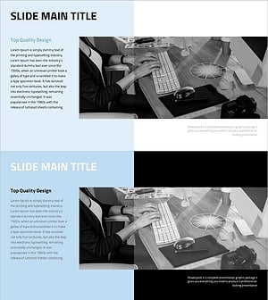 Simple Design Trend PowerPoint – Business Strategy and Client Success Stories