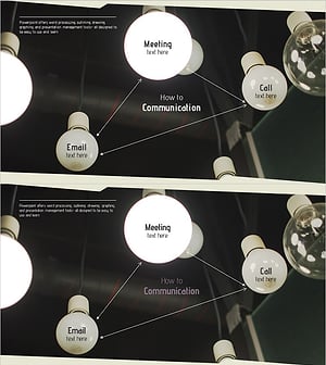 비즈니스 업무 프로세스 다이어그램 – 커뮤니케이션 흐름