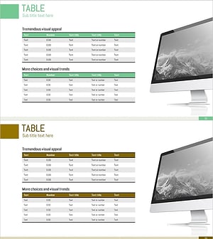 매출 및 수익표 분석 차트 – 재무 성과를 강조하는 효율적 도구