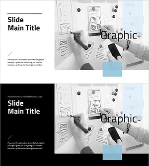 Graphic Slide Template for Presentation Design