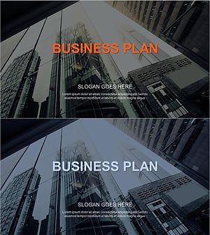 Business Plan Template Cover – Opening Design