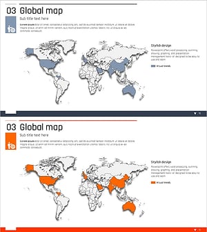 글로벌 타겟 지역 지도 – 글로벌 네트워크 분석